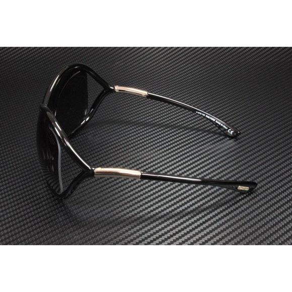 NEW! Tom Ford Black Polarized 64mm Women Sunglasses - Picture 4 of 5